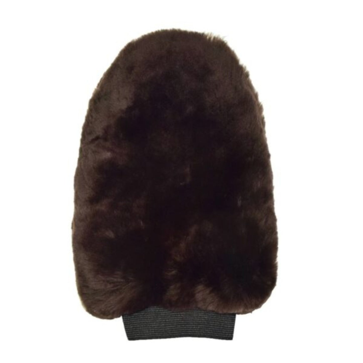 Merino Fleece Grooming Mitt | Brown