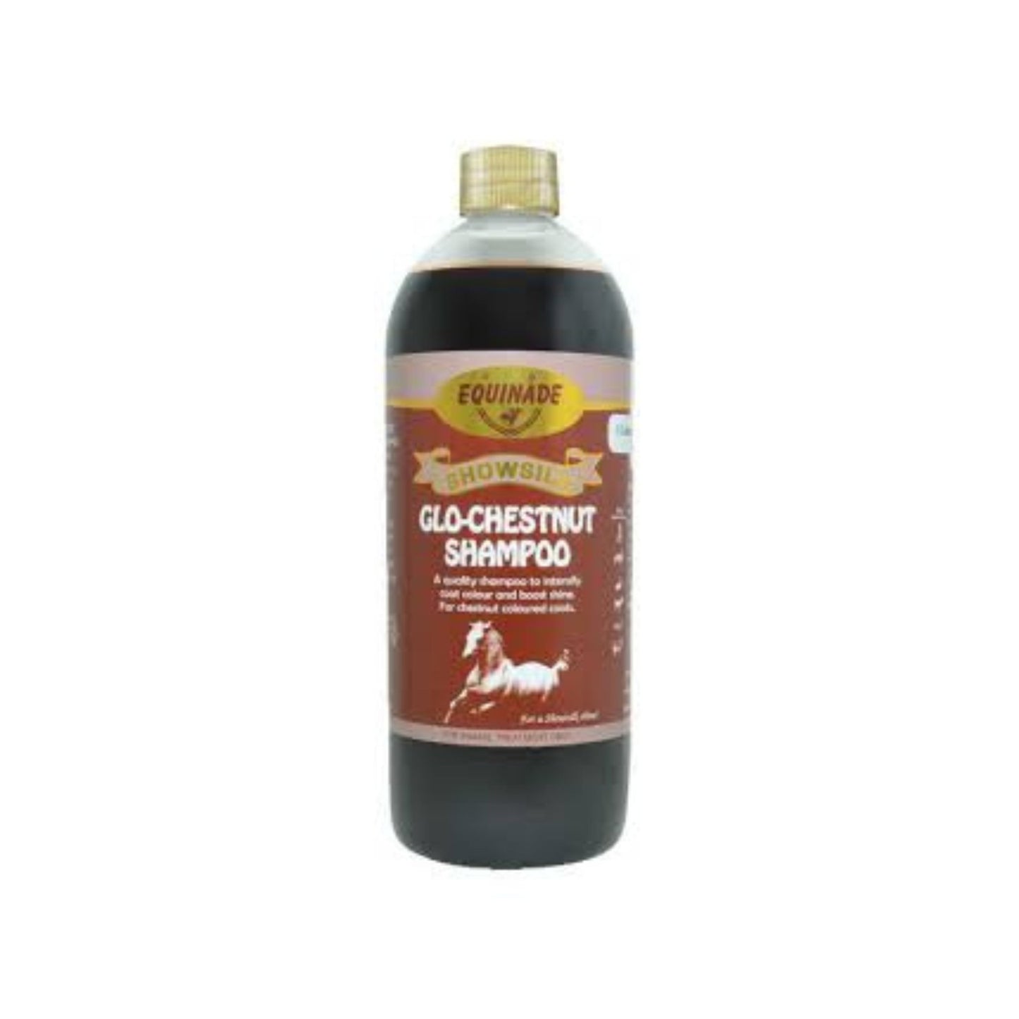 Equinade ShowSilk Glo Chestnut Shampoo 1L - The Horse Shop AU