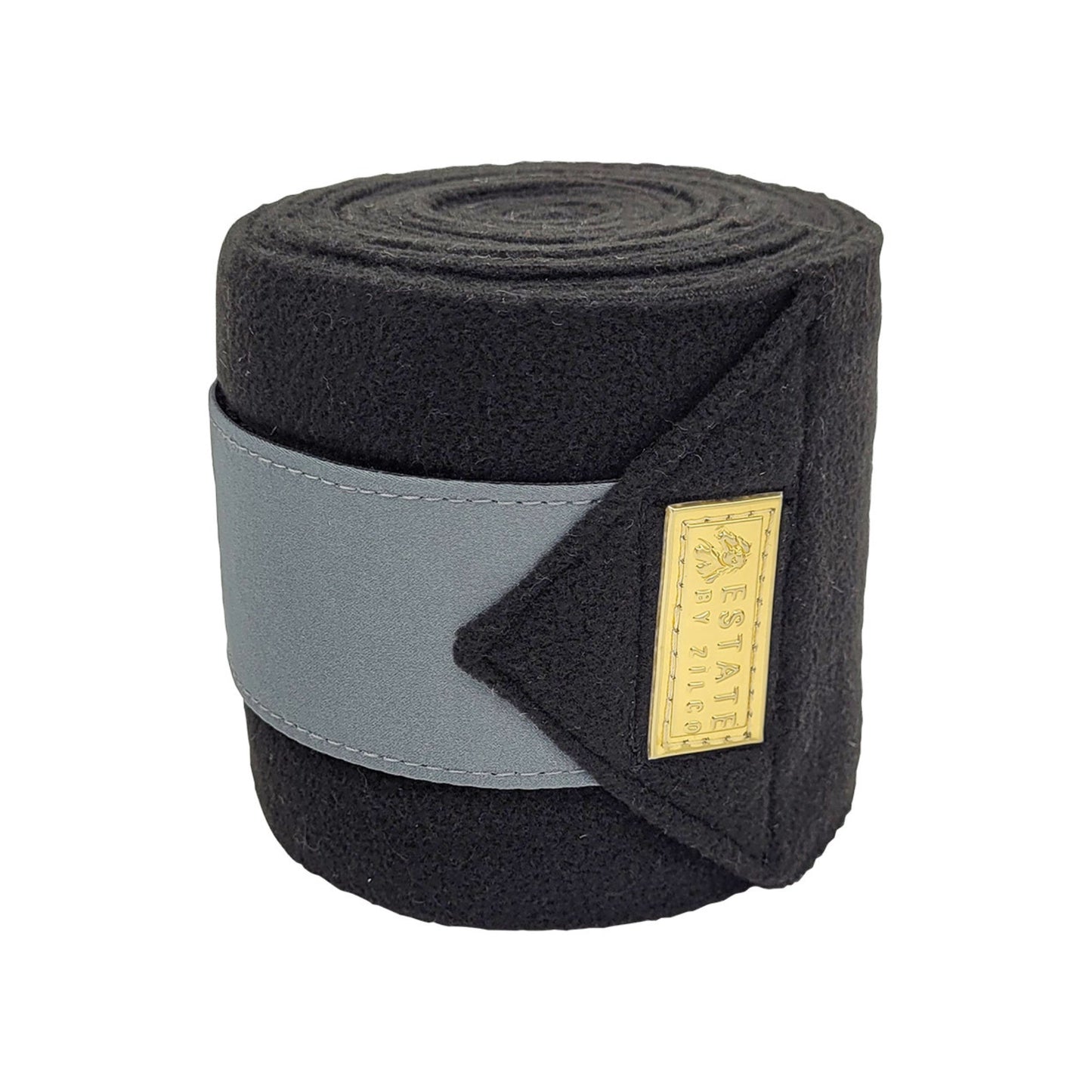 Estate Polo Bandage - Black/Grey - The Horse Shop AU