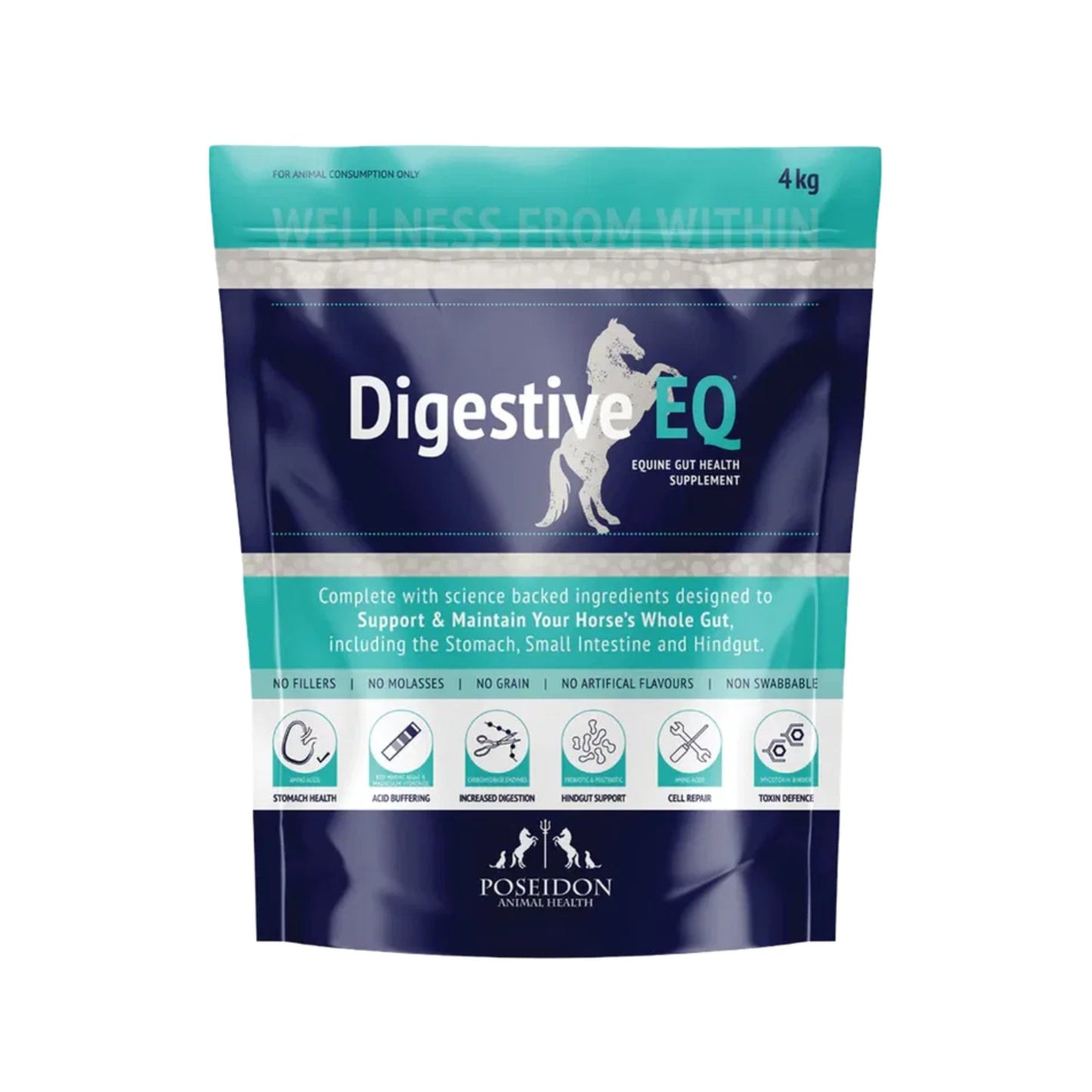 Poseidon Digestive EQ 4kg Sachet - The Horse Shop AU