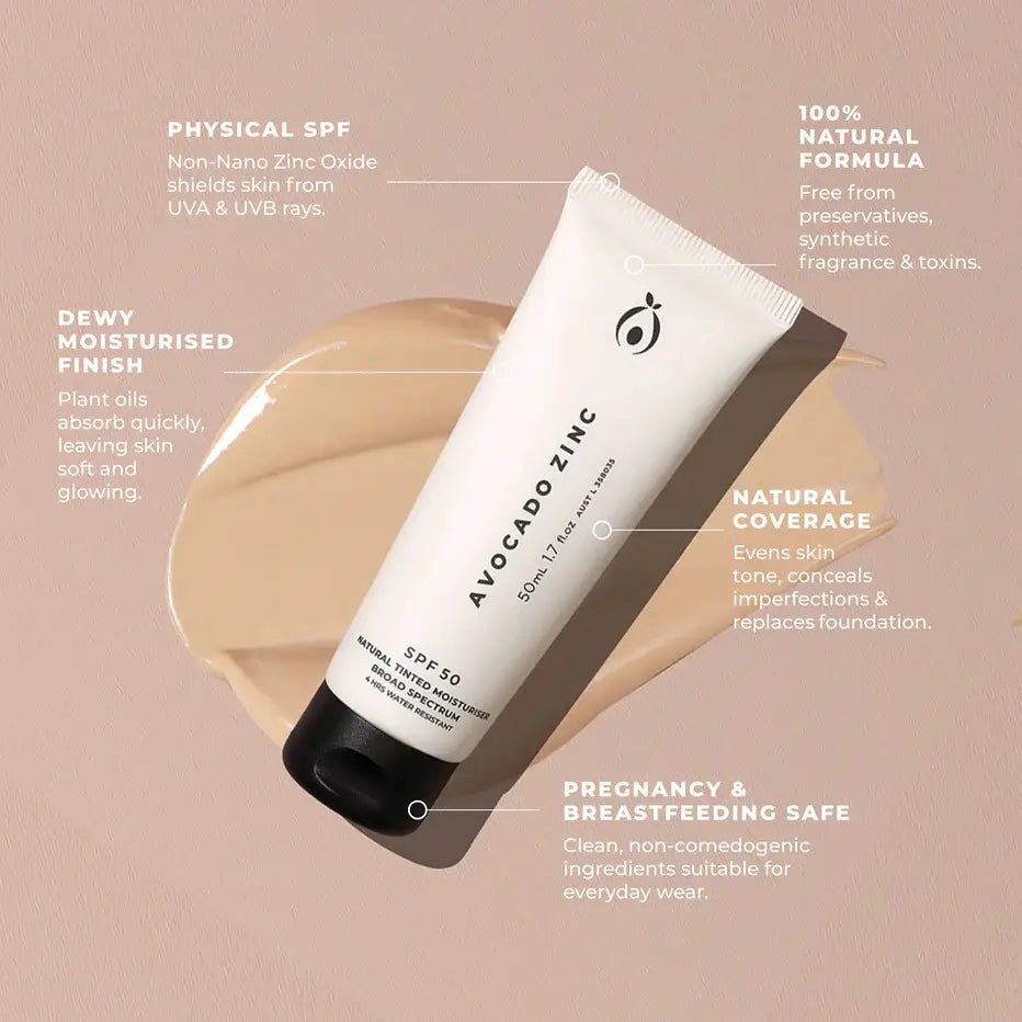 SPF 50 Natural Tinted Moisturiser - The Horse Shop AU