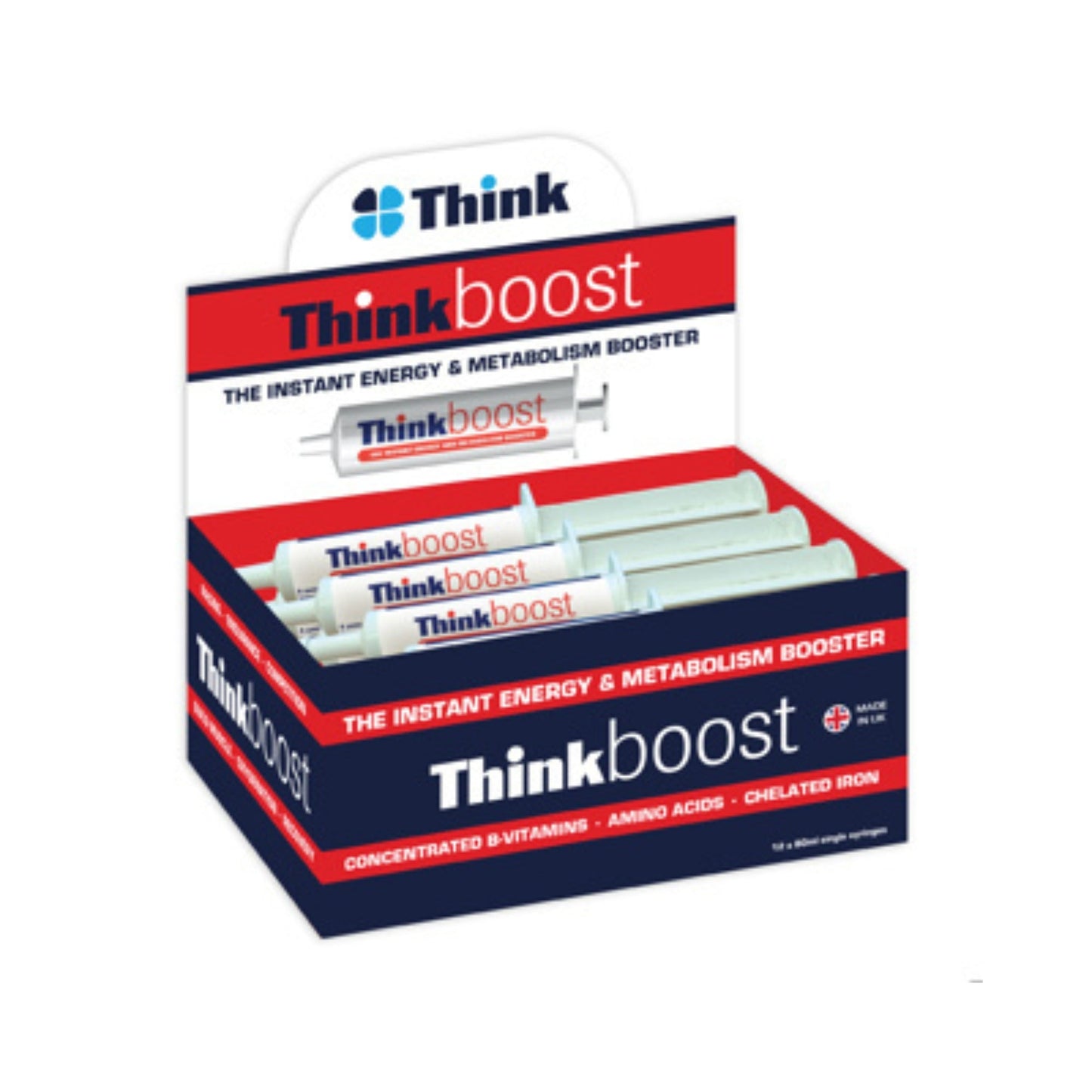 Think Boost Performance Paste Syringe 80ml - The Horse Shop AU