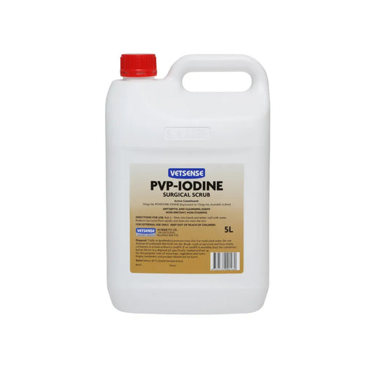 VetSense PVP Iodine Scrub 5L