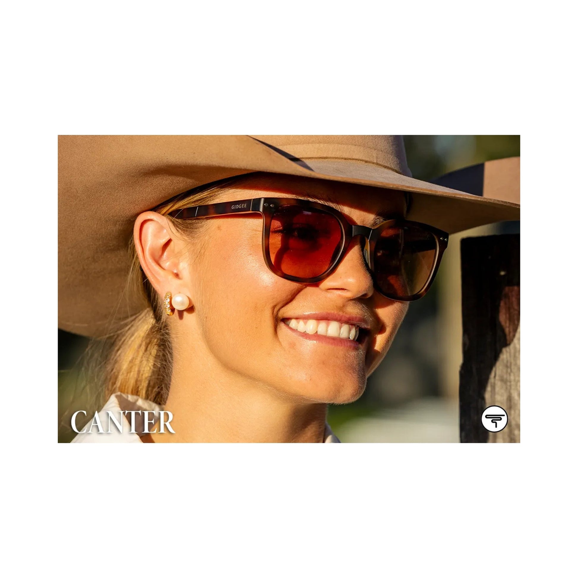 Canter Tort Sunglasses | Gidgee Sunglasses - The Horse Shop AU