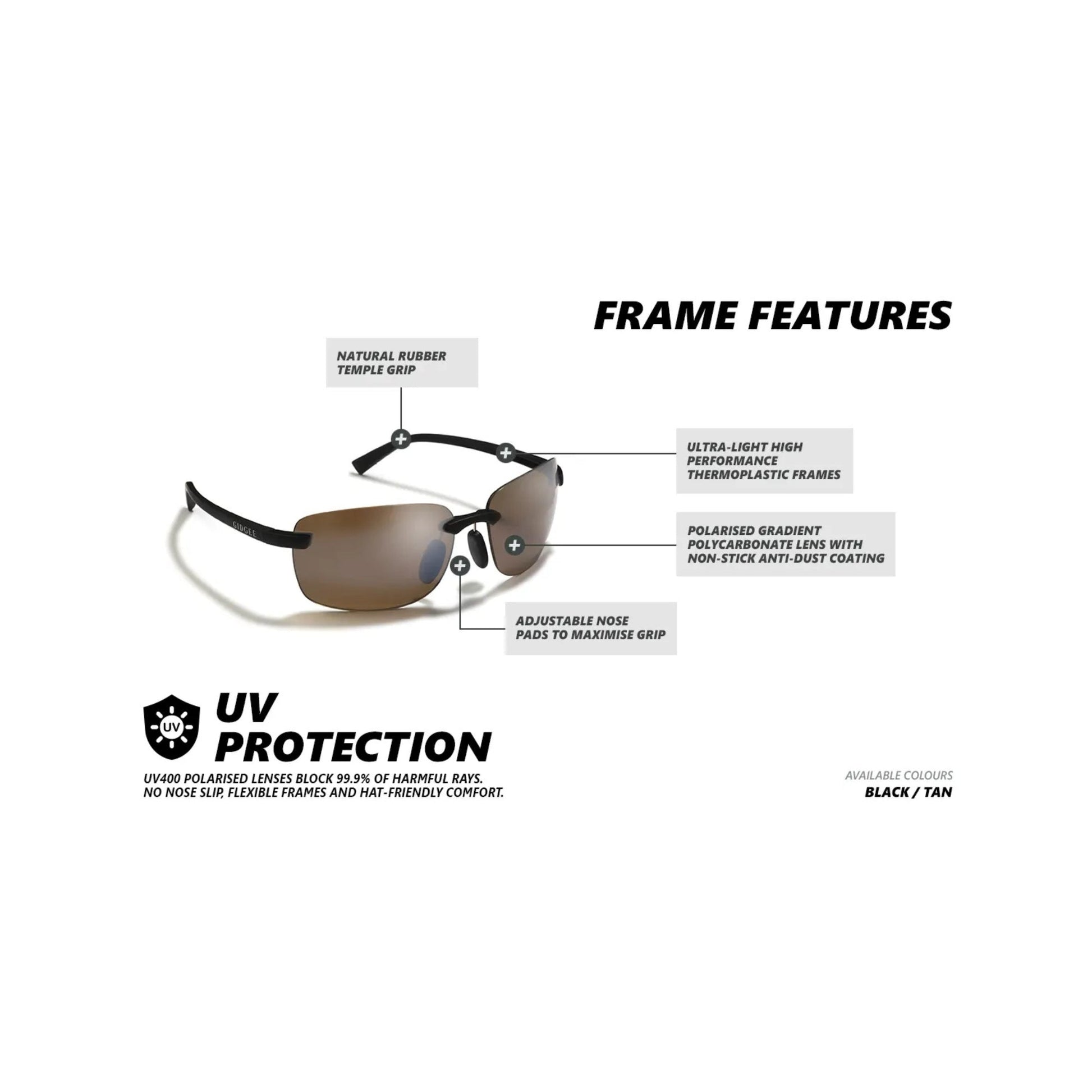 COLT Tan | Gidgee Sunglasses - The Horse Shop AU