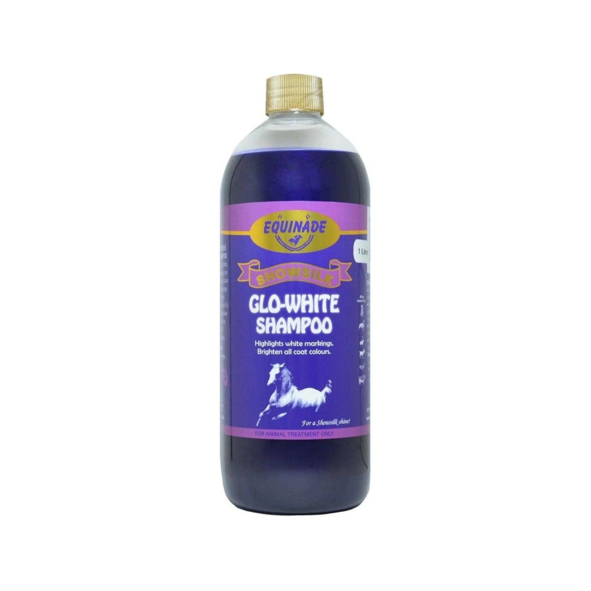 Equinade ShowSilk Glo White Shampoo 1L - The Horse Shop AU