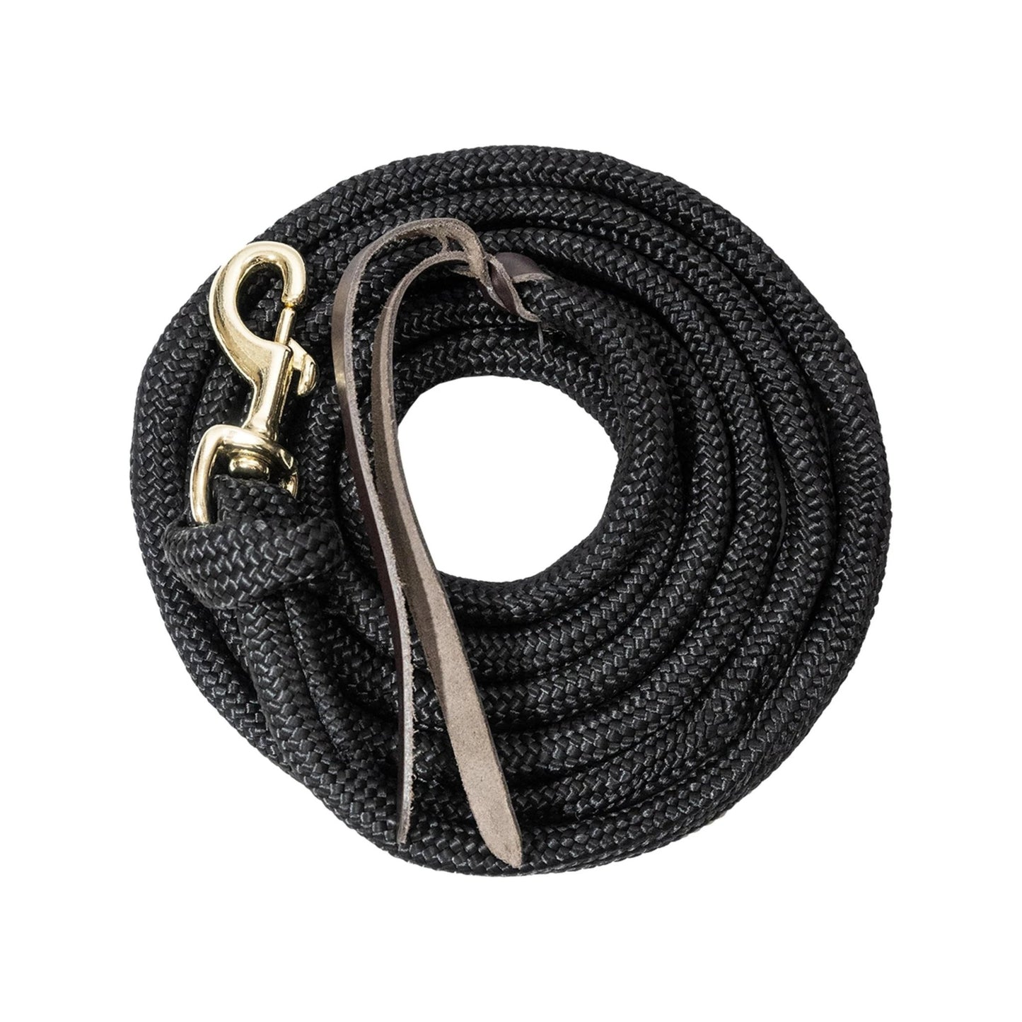 Ezy Ride Cowboy Poly Lead 5/8in 9ft Black - The Horse Shop AU