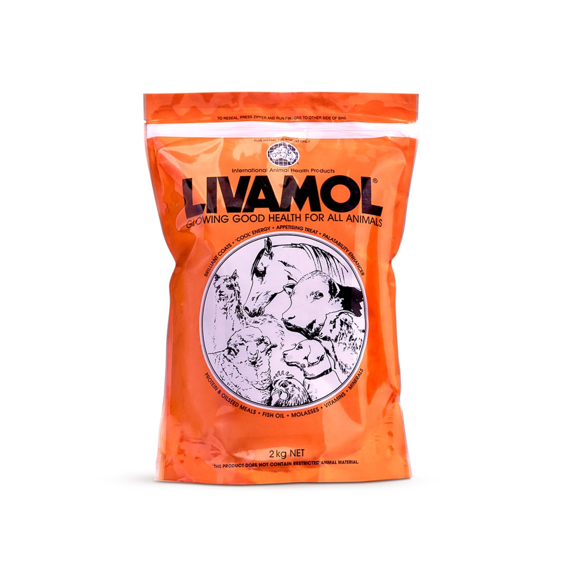 IAH Livamol 2kg – Equine Vitamin & Mineral Supplement - The Horse Shop AU