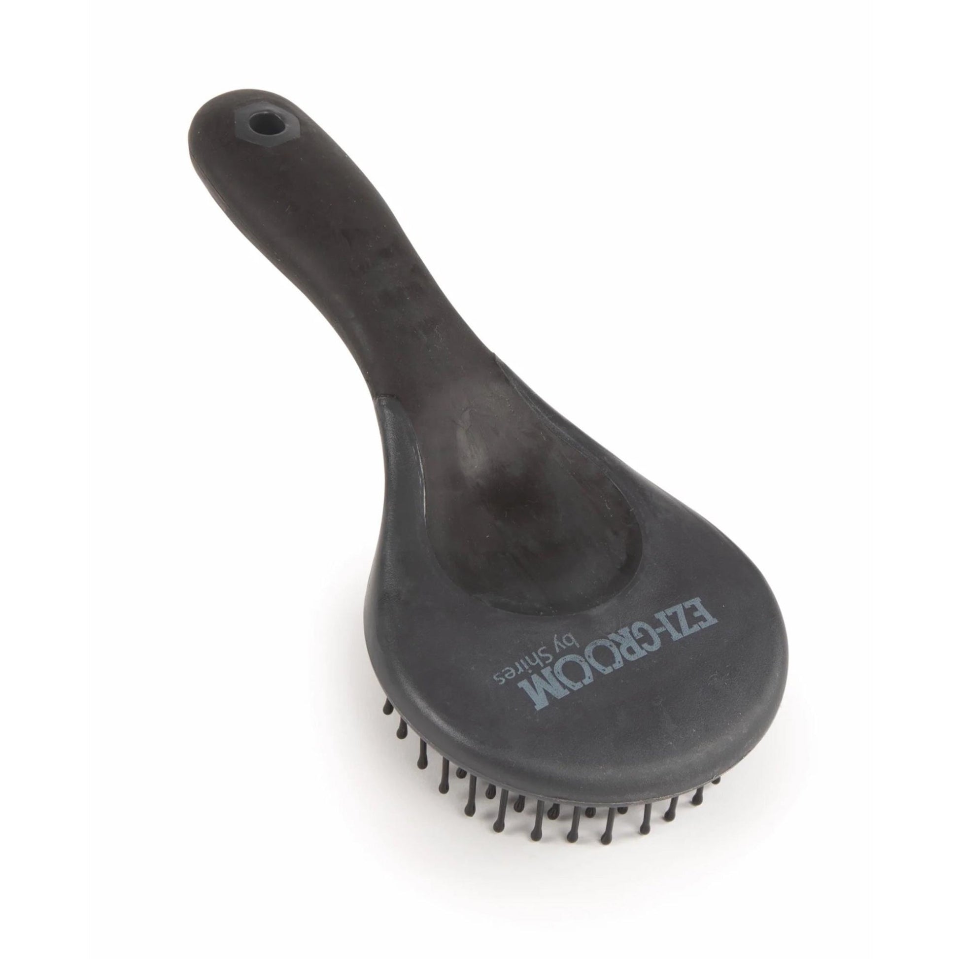 Shires EZI - GROOM Grip Mane & Tail Brush Black One Size 220mm long - The Horse Shop AU