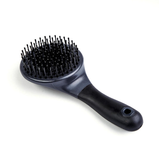 Shires EZI - GROOM Grip Mane & Tail Brush Black One Size 220mm long - The Horse Shop AU