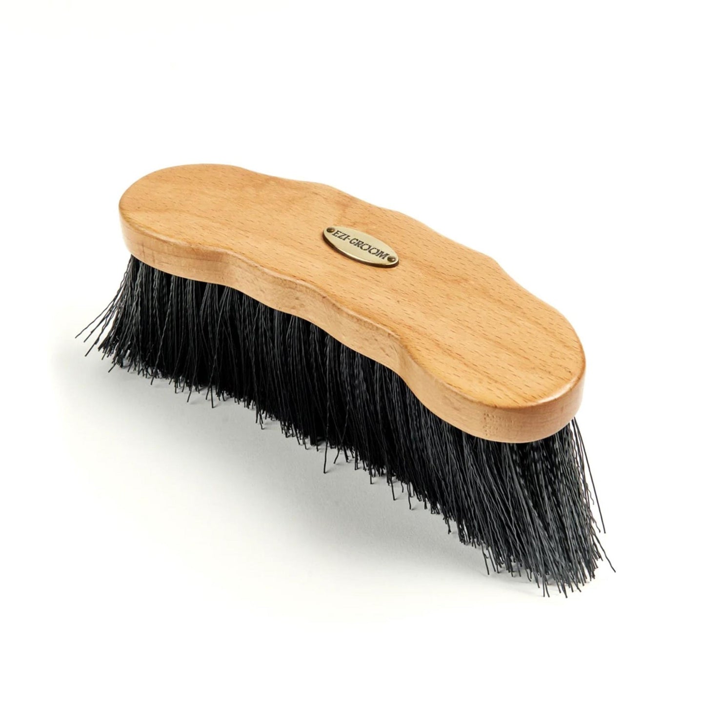 Shires EZI - GROOM Premium Long Dandy Brush Wood 170mm / 75mm Bristles - The Horse Shop AU