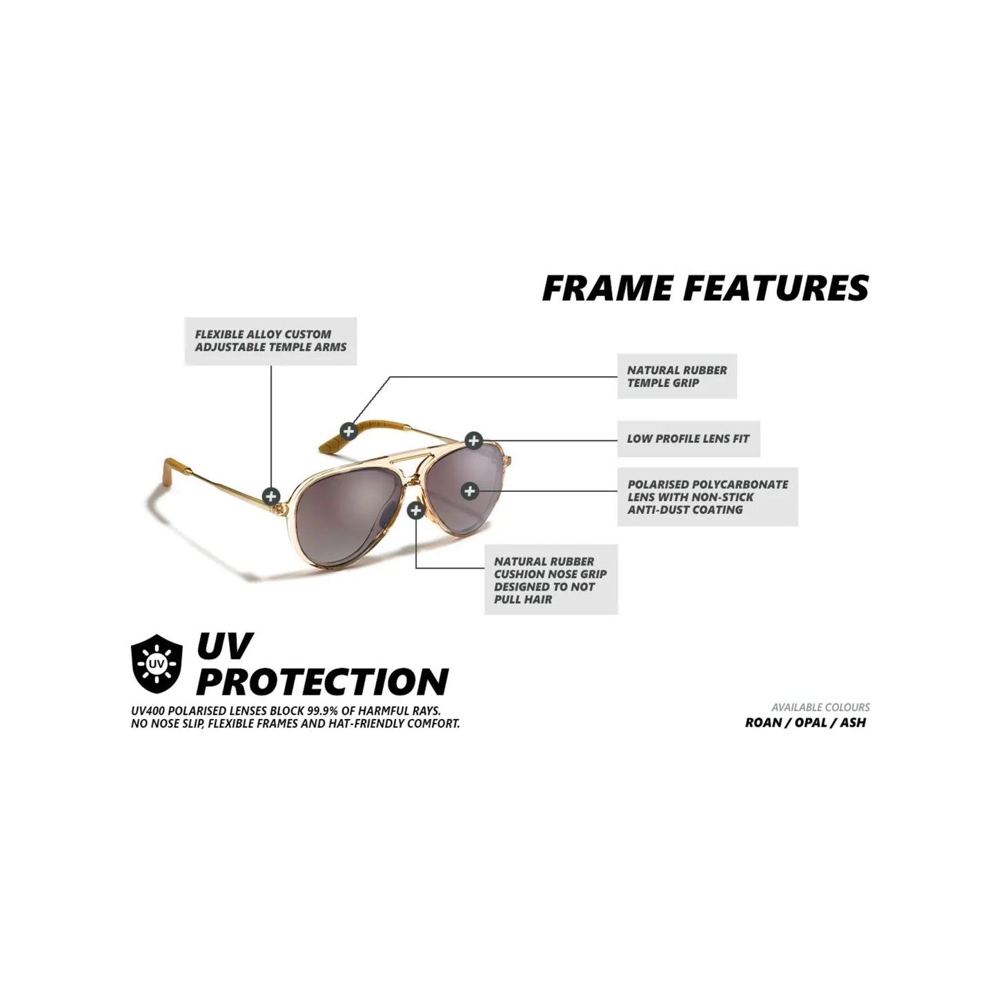 Sky Rider Roan | Gidgee Sunglasses - The Horse Shop AU