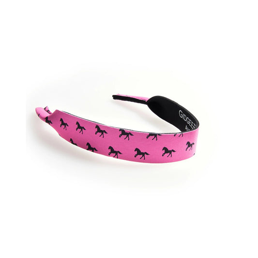 Sunglass Strap – Pink Horse | Gidgee Sunglasses - The Horse Shop AU
