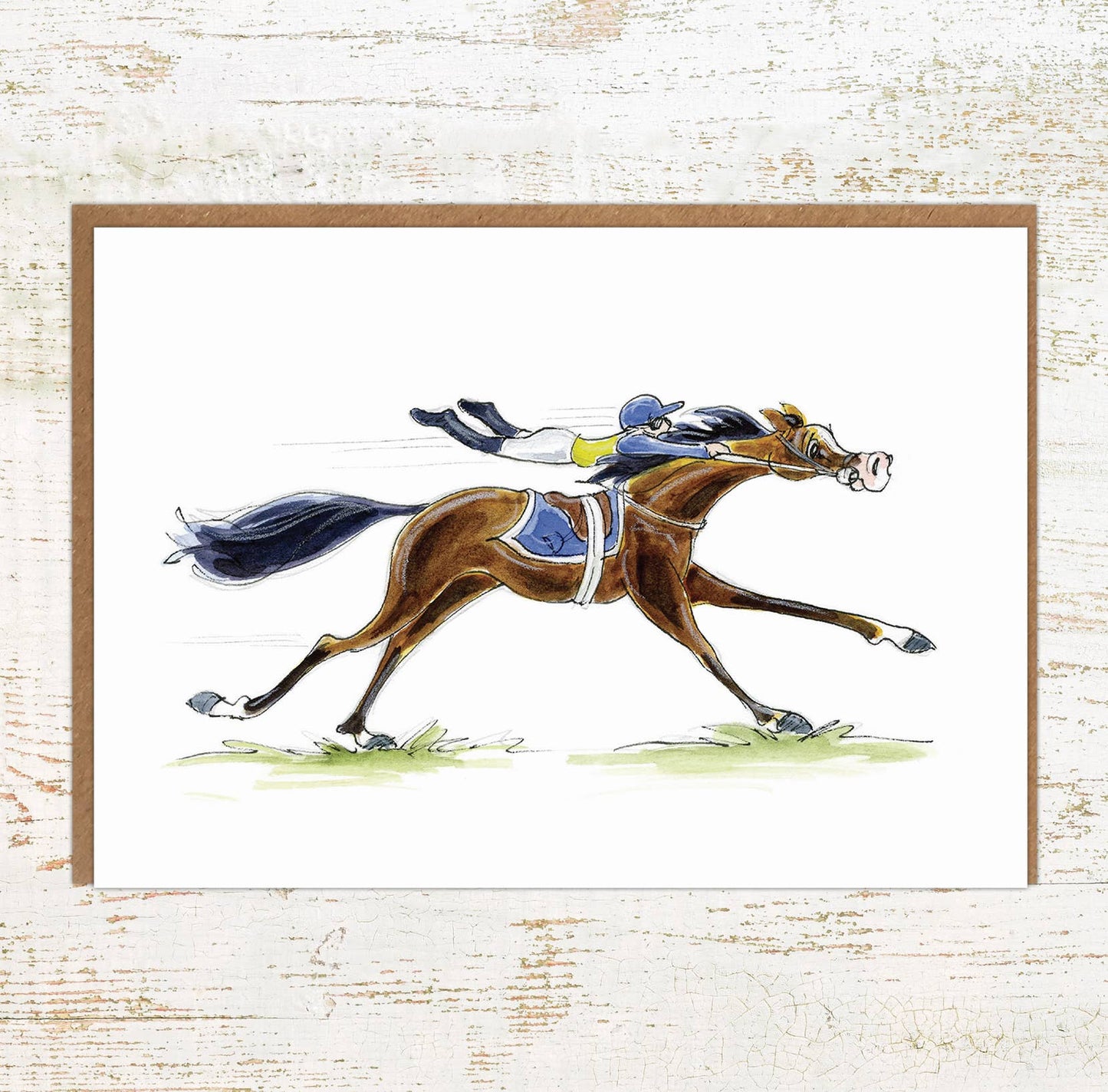 The Apprentice – A6 Funny Horse Racing Greeting Card - The Horse Shop AU