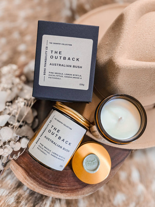 The Outback | Medium Glass Candle - The Horse Shop AU