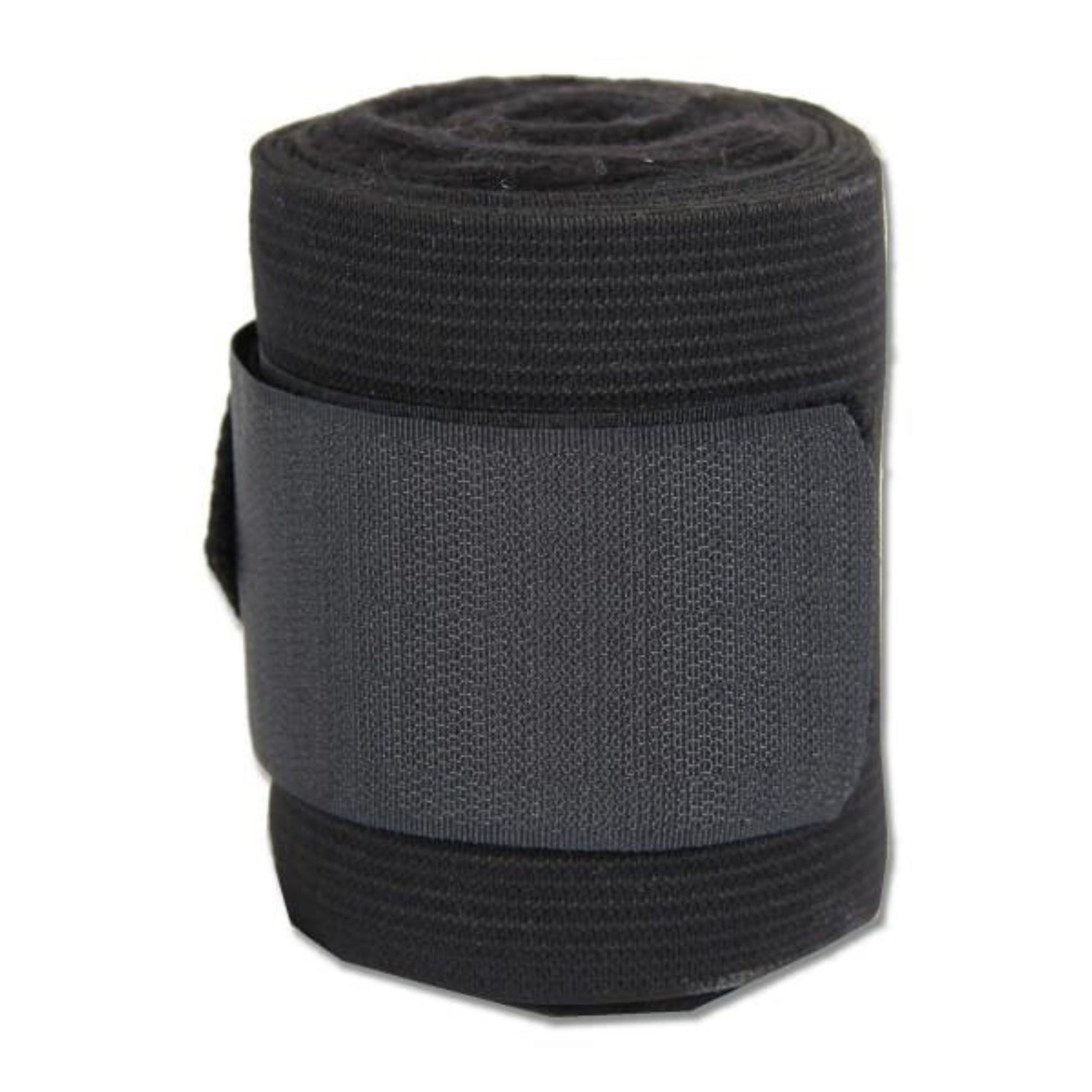 Waldhausen Combi Bandage Fleece & Elastic Black 4 Pk - The Horse Shop AU