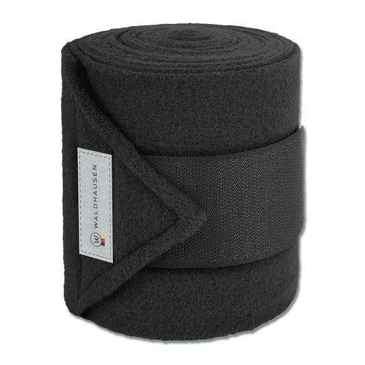 Waldhausen Esperia Fleece Bandage Black 4 Pk - The Horse Shop AU